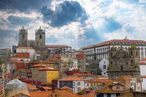 Cityscape and skyline in Porto  Portugal