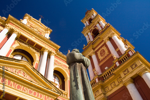 Obraz na płótnie Kirche San Francisco, Kolonialkirche in Salta, Argentinien, Südamerika w salonie