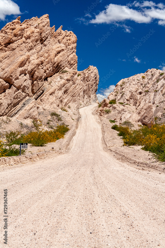 Strasse, Quebrada de las Flechas, Argentinien, Südamerika