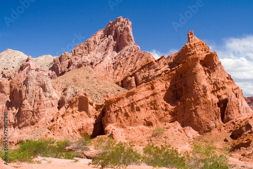 Sandsteinformation, Quebrada de las Conchas, Region Salta, Argentinien, Südamerika