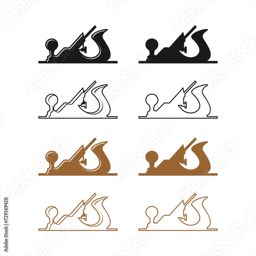 carpentry logo design, carpentry tool set, saw, circular saw, vintage, woodworking, vector, retro