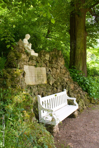Park von Tieffurt, Weimarer Land, Thüringen, Deutschland