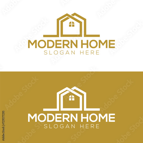 Modern Home Logo Vector
