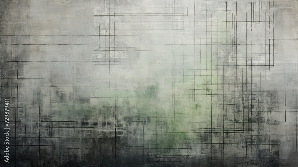 a picture of a grey, black surface, in the style of soft tonal shifts, rug, solarization, double lines, stains/washes, graph paper, light silver and green a picture of a grey, black surface, in the style of soft tonal shifts, rug, solarization, double lines, stains/washes, graph paper, light silver and green