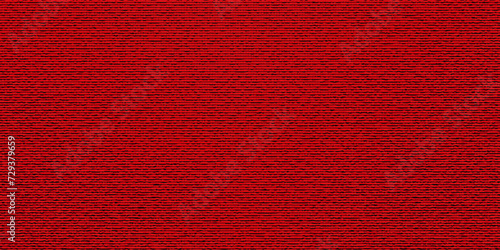 Red carpet texture pattern. Red fabric texture canvas background for design cloth texture.	