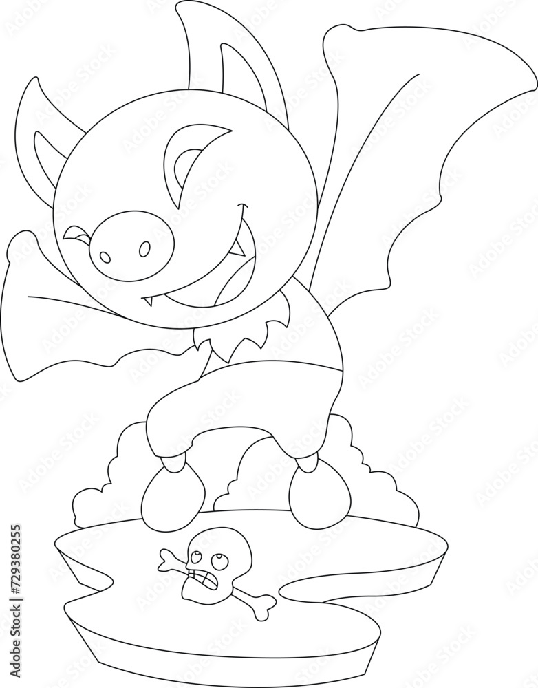 Bat Halloween Skull Animal Vector Graphic Art Illustration Bat Halloween Skull Animal Vector Graphic Art Illustration