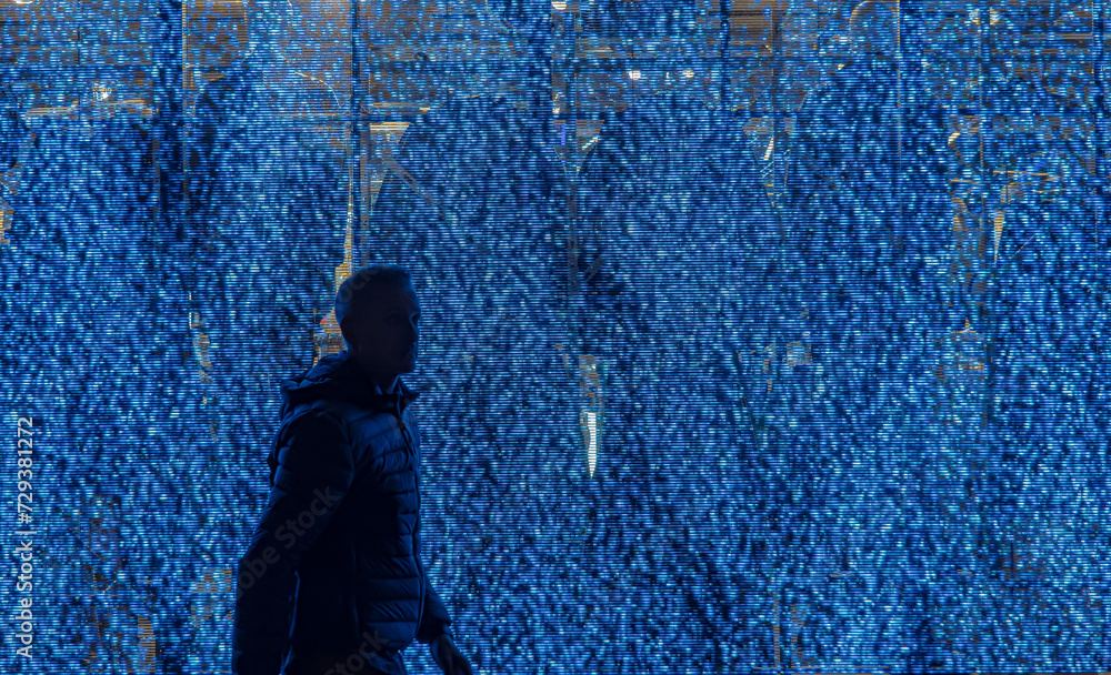 Obraz premium nocturna azul