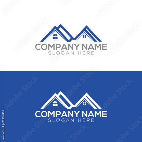 House Roof Logo Vector 