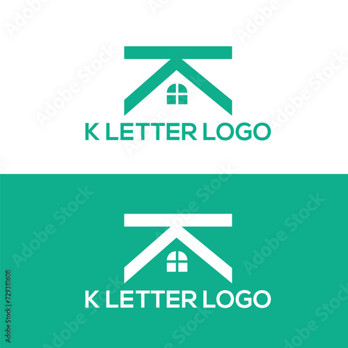 Initial K Letter logo Vector