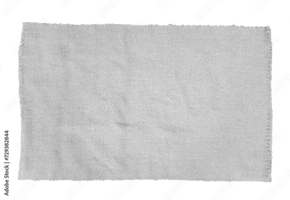 white fabric swatch samples isolated  - obrazy, fototapety, plakaty 