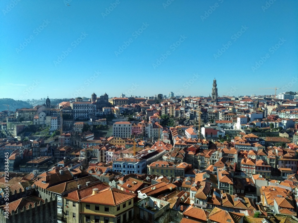 Oporto City Skyline