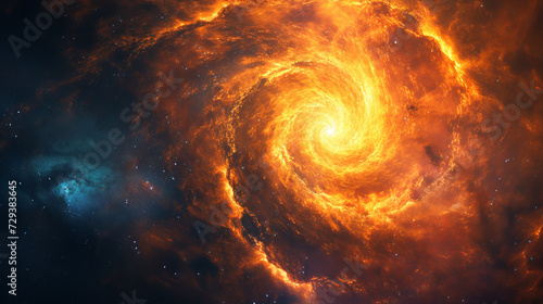  Spiral swirl galaxy  photograph
