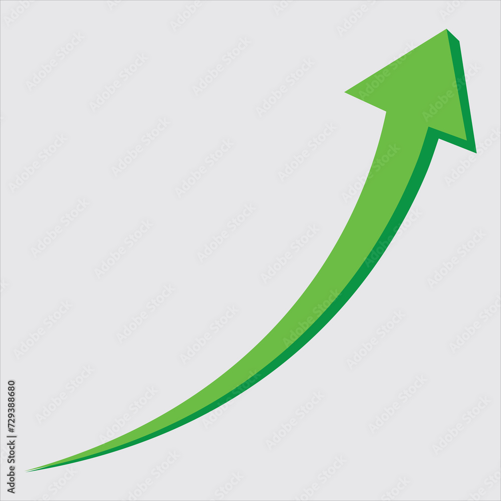 Graph going Up sign with green arrow vector. Flat design vector illustration concept of sales bar chart symbol icon with arrow moving down and sales bar chart with arrow moving up, sales symbol icon. Graph going Up sign with green arrow vector. Flat design vector illustration concept of sales bar chart symbol icon with arrow moving down and sales bar chart with arrow moving up, sales symbol icon.