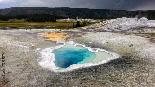 Yellowstone Hot spring