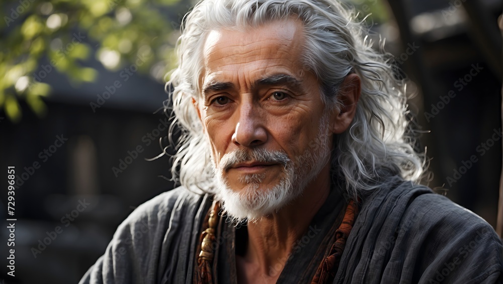 Portrait - Alter Zen Meister Portrait - Alter Zen Meister