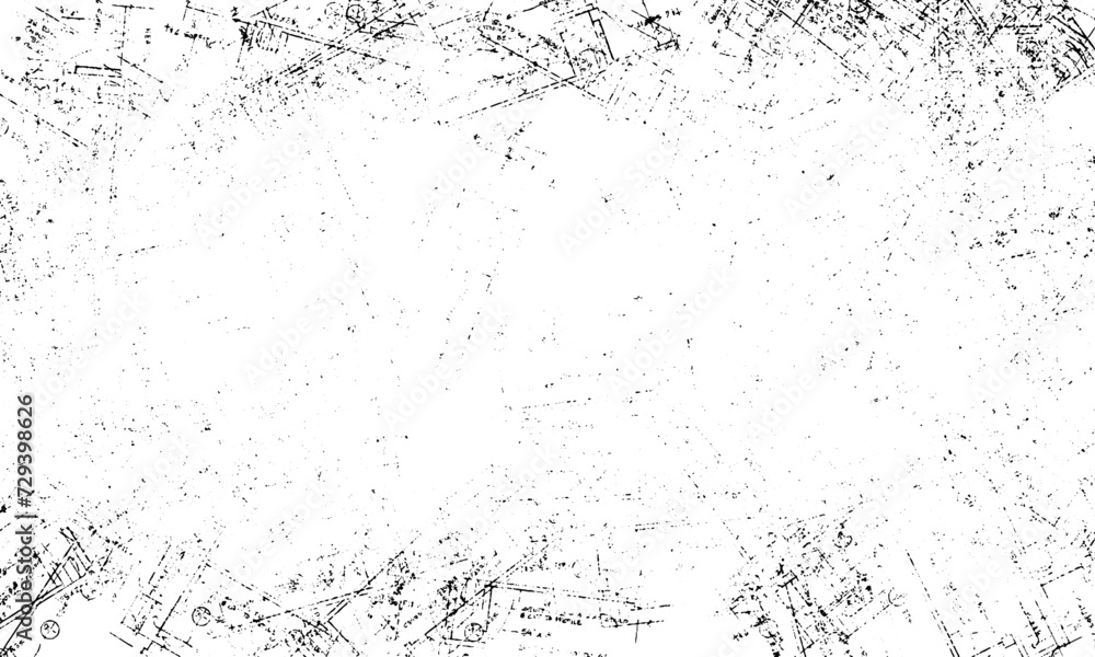 Overlay textures stamp with grunge effect. Old damage Dirty grainy and scratches. distressed black grain texture. Distress overlay vector textures.	