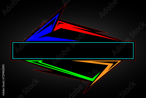 raw racing logo design art