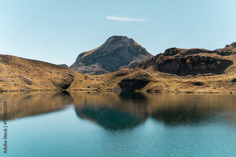 lake reflection in the mountain