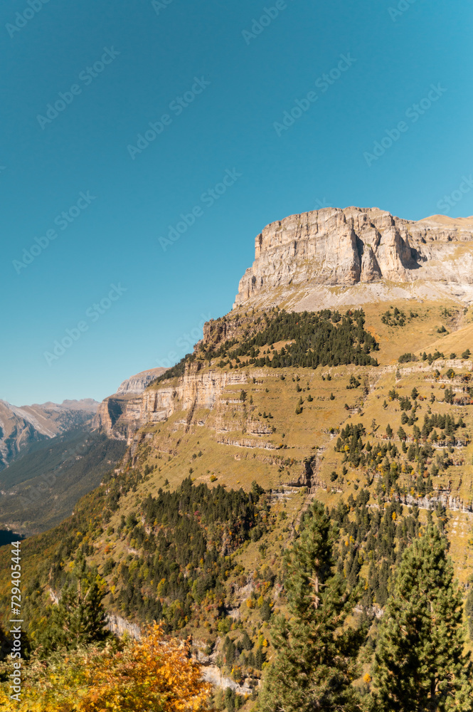canyon mountain cliff view