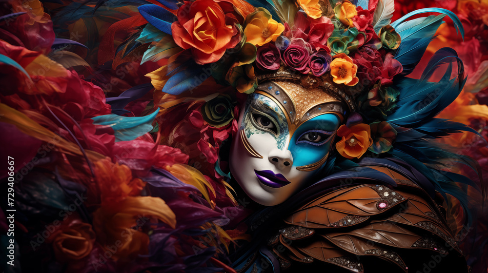 woman mask carnival 1
