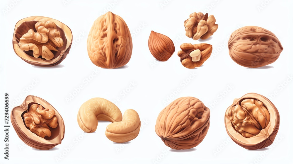 set of walnut set of walnut