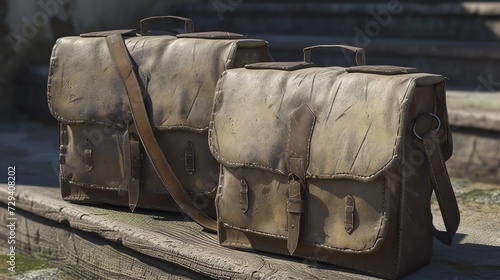 Set of Bag in Game Asset Style