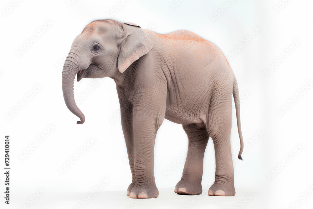 Obraz premium elephant isolated on white
