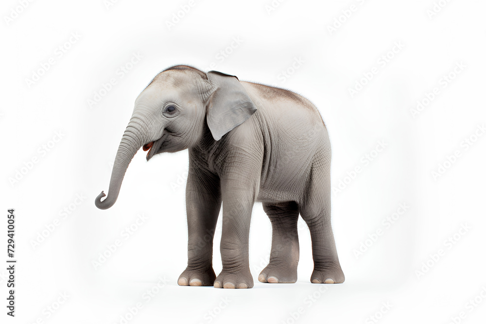 Fototapeta premium elephant isolated on white