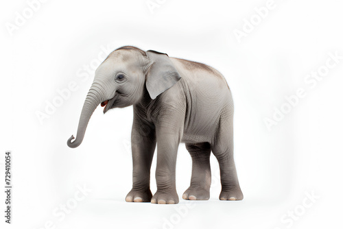 elephant isolated on white © Touseef