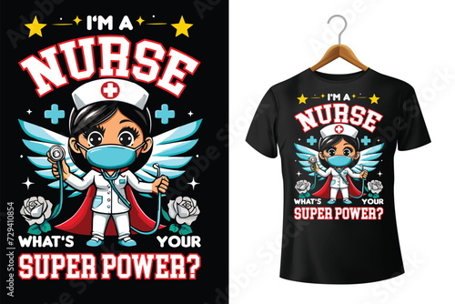 Nurse t shirt design 