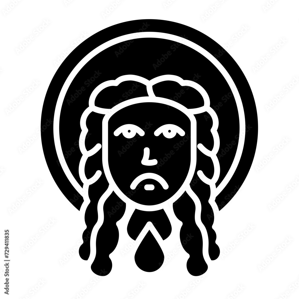 Obraz premium Shroud Of Turin Icon