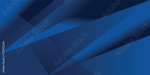 PrintModern dark blue paper background with dark 3d layered line triangle texture in elegant website or textured paper design