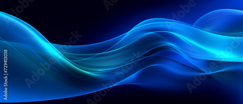 abstract wave blue background