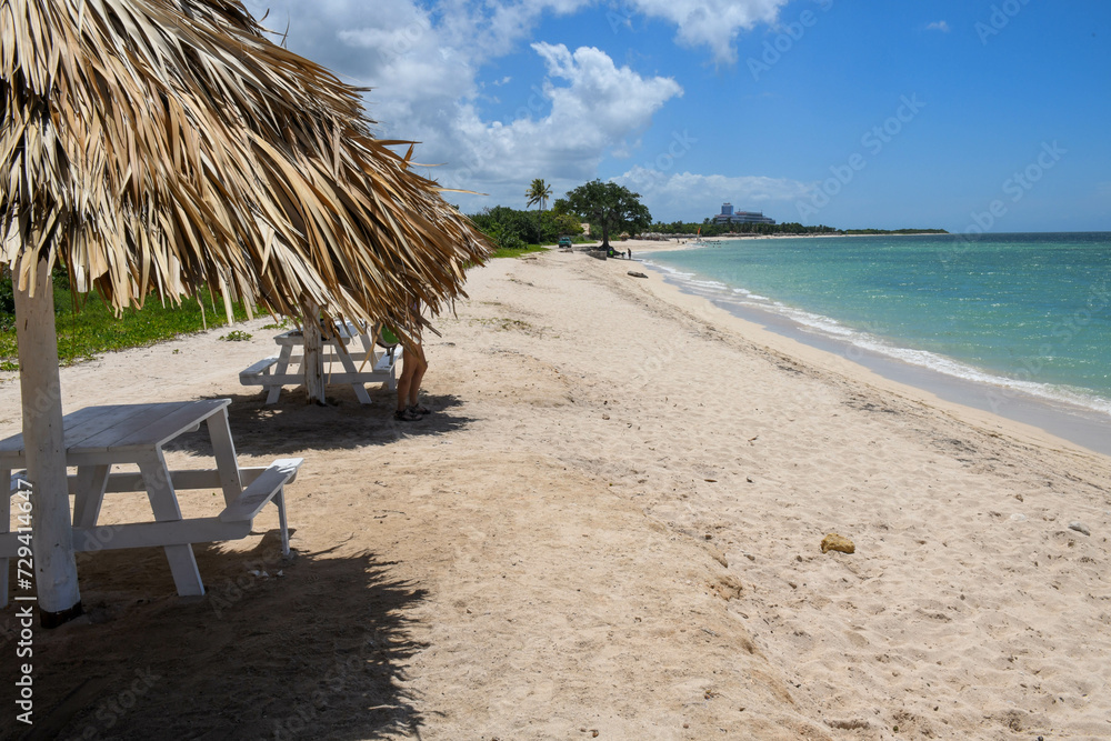 The seafront at Ancon beach near Tirinidad at Cuba The seafront at Ancon beach near Tirinidad at Cuba