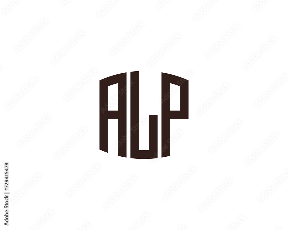 ALP Logo design vector template ALP Logo design vector template