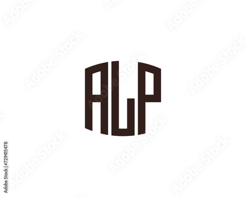 ALP Logo design vector template