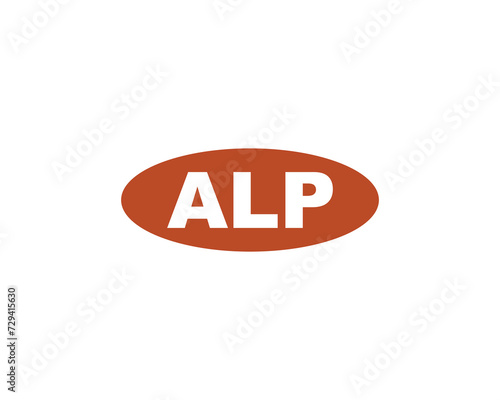 ALP Logo design vector template