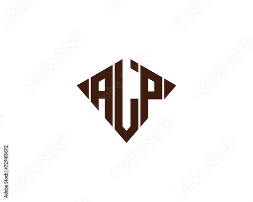 ALP Logo design vector template