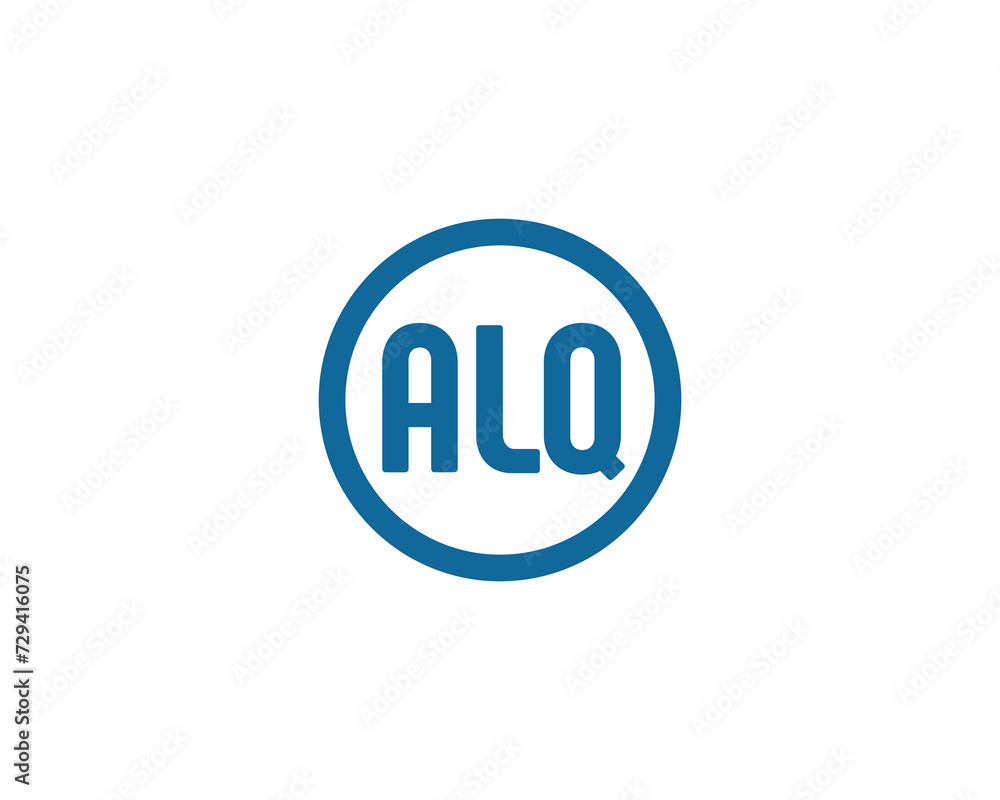 ALQ Logo design vector template ALQ Logo design vector template