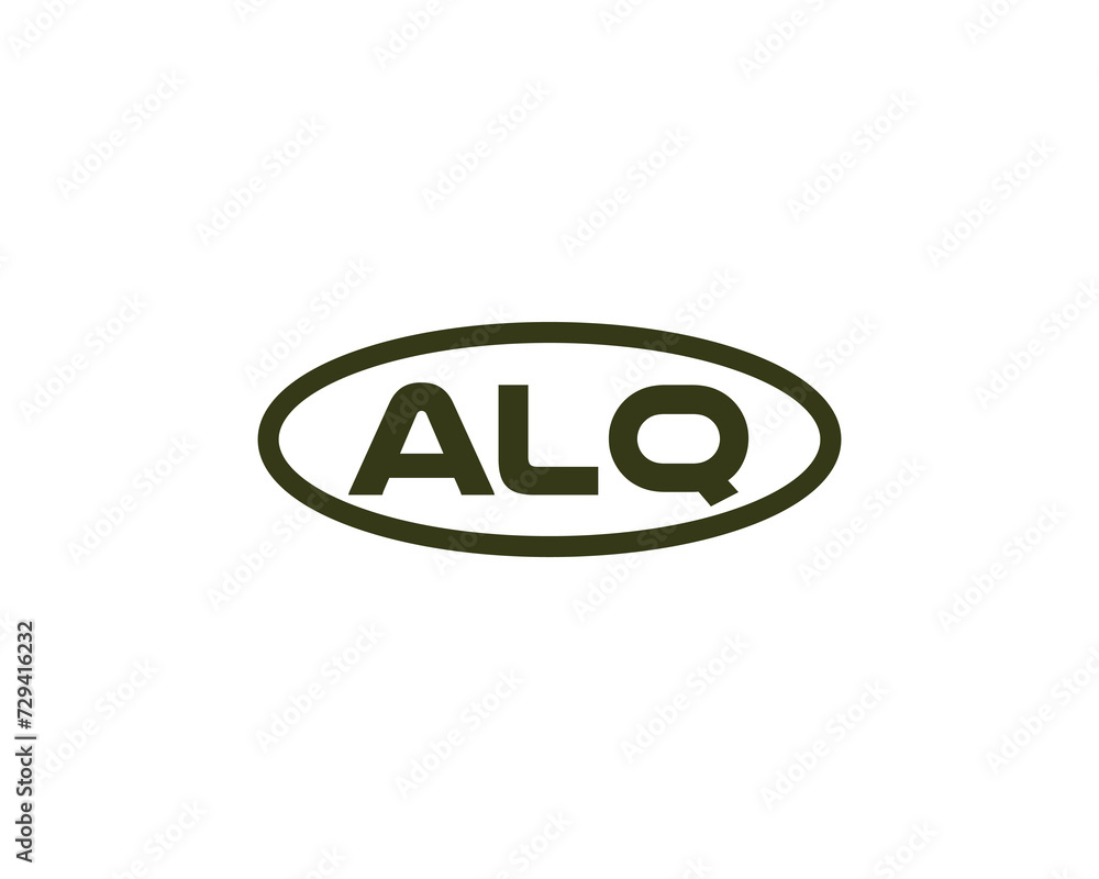 ALQ Logo design vector template ALQ Logo design vector template