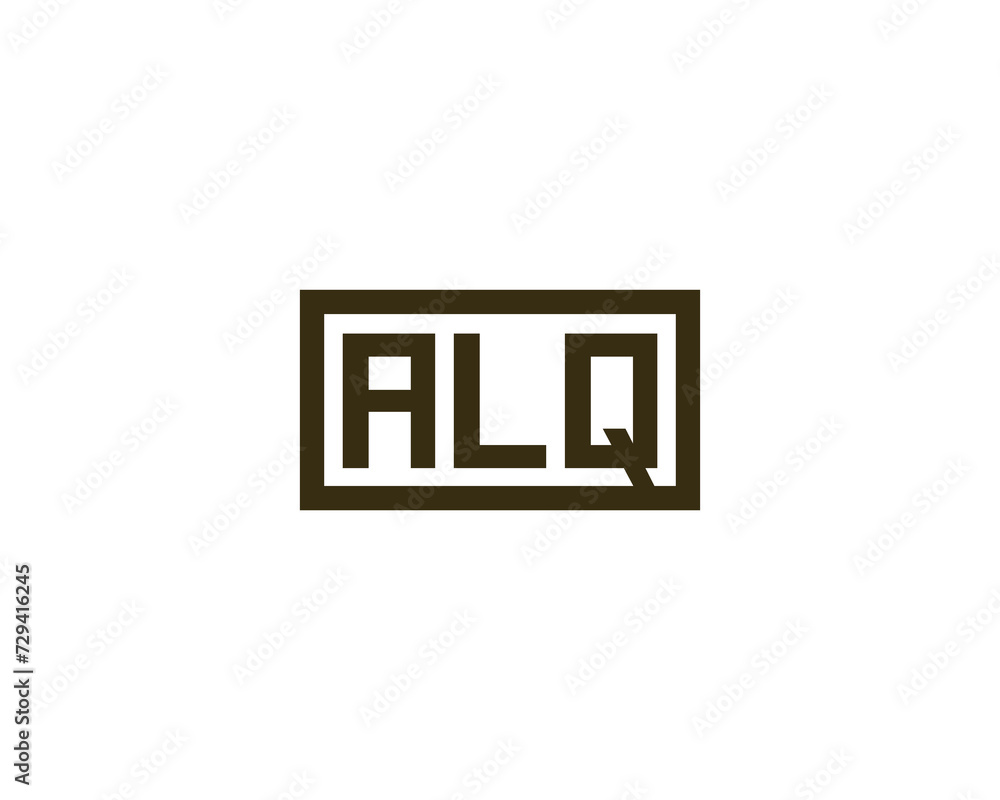 ALQ Logo design vector template ALQ Logo design vector template