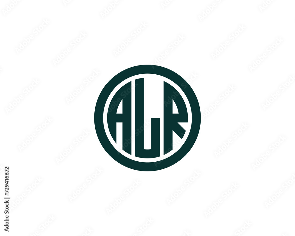 ALR Logo design vector template ALR Logo design vector template