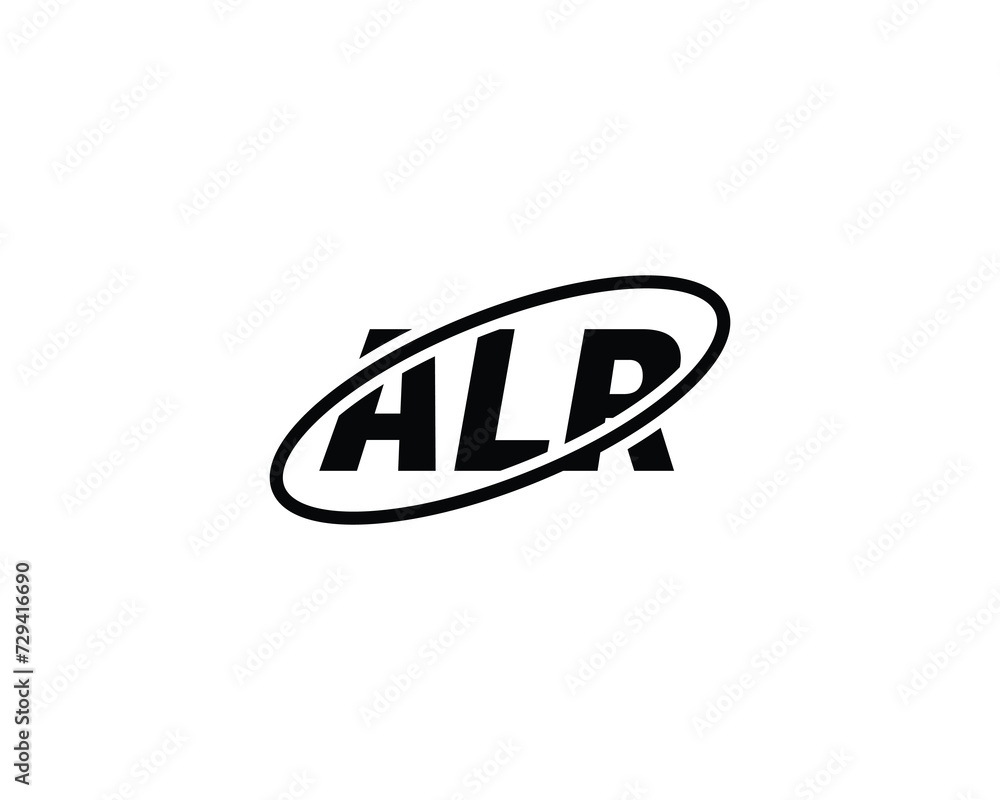 ALR Logo design vector template ALR Logo design vector template