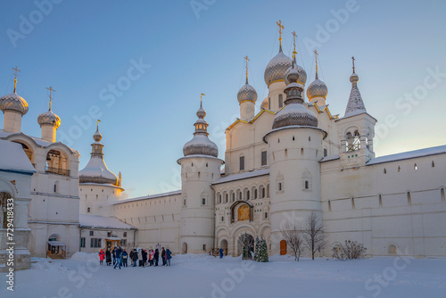 On the territory of the Kremlin. Rostov, Yaroslavl region. Golden ring of Russia photo