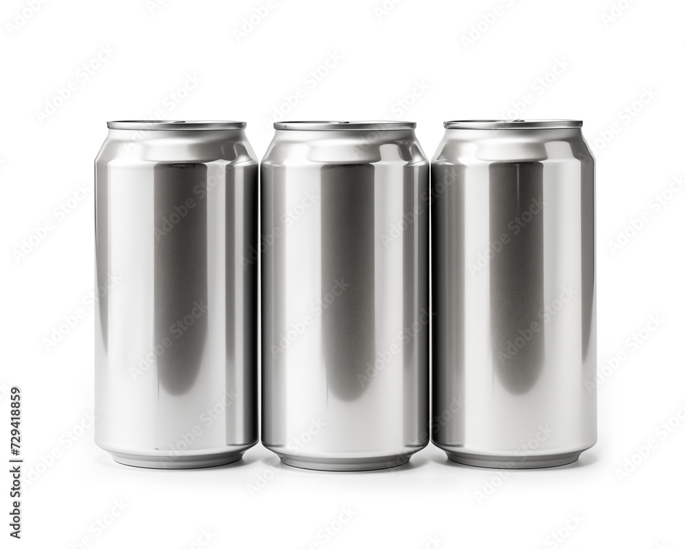 aluminum soda cans isolated on white aluminum soda cans isolated on white