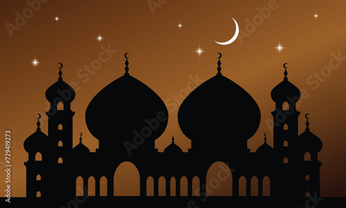 Happy Ramadan Kareem Vector Art Design. 