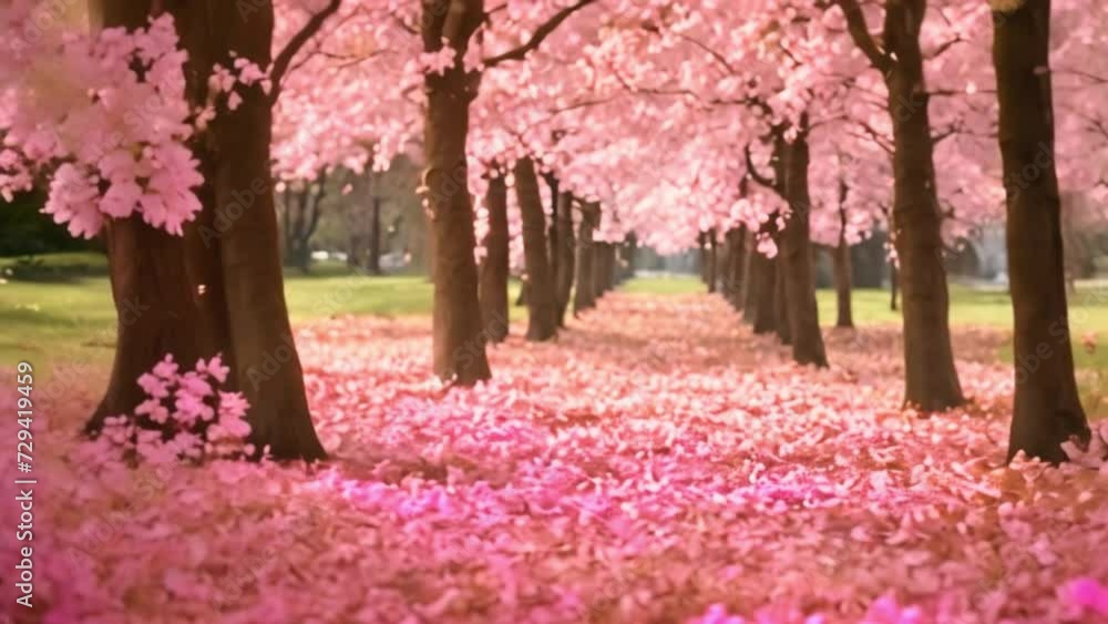 cherry trees blown by the wind cherry trees blown by the wind