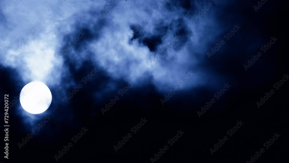 Dramatic sky blue horizontal film video Dramatic sky blue horizontal film video