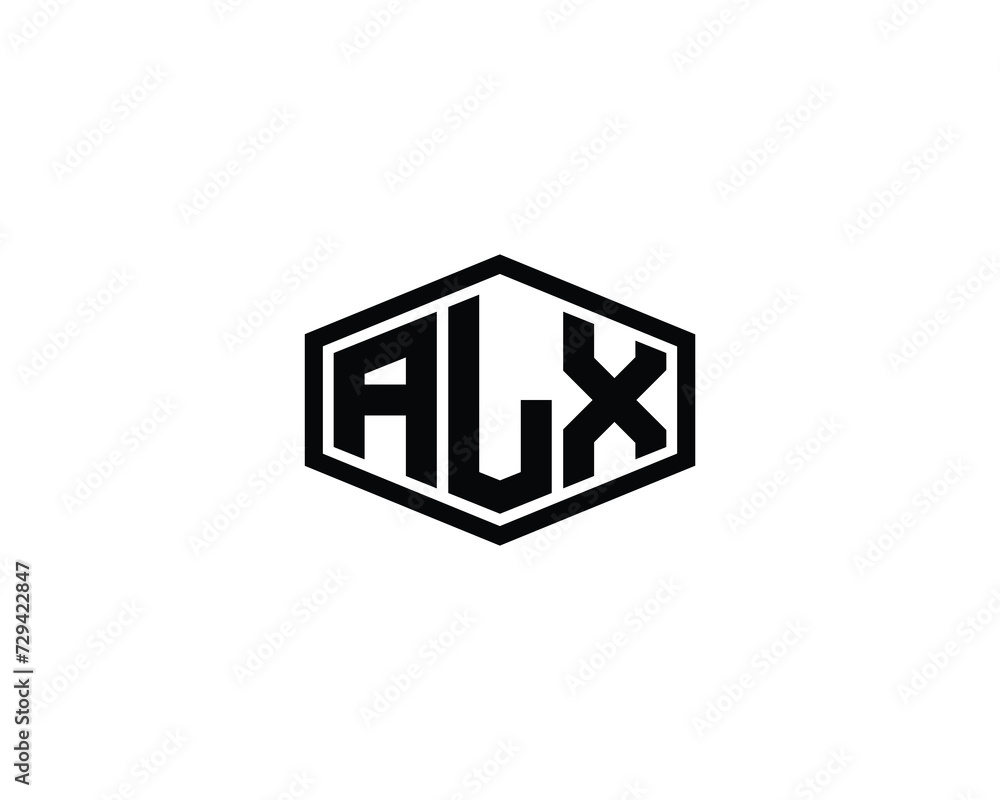ALX logo design vector template ALX logo design vector template