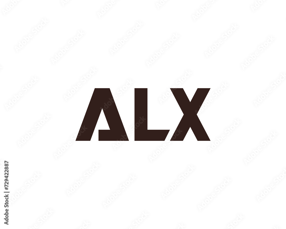 ALX logo design vector template ALX logo design vector template